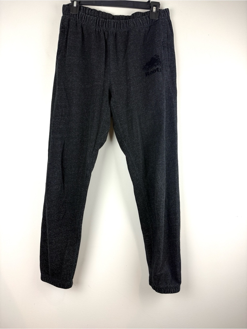 Roots Salt & Pepper Cooper Classic Sweatpants - Size Medium